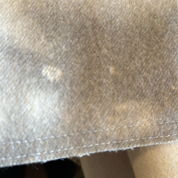 Moschino Jeans Gray White Clouds Wool Blend Coat - Picture 12 of 14